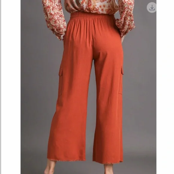 Linen Blend Cargo Pant - Picture 2 of 5